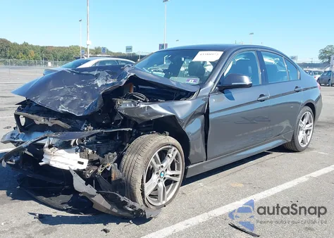 2015 BMW 335I xDrive из США, поврежденный, VIN WBA3B9G50FNR93411